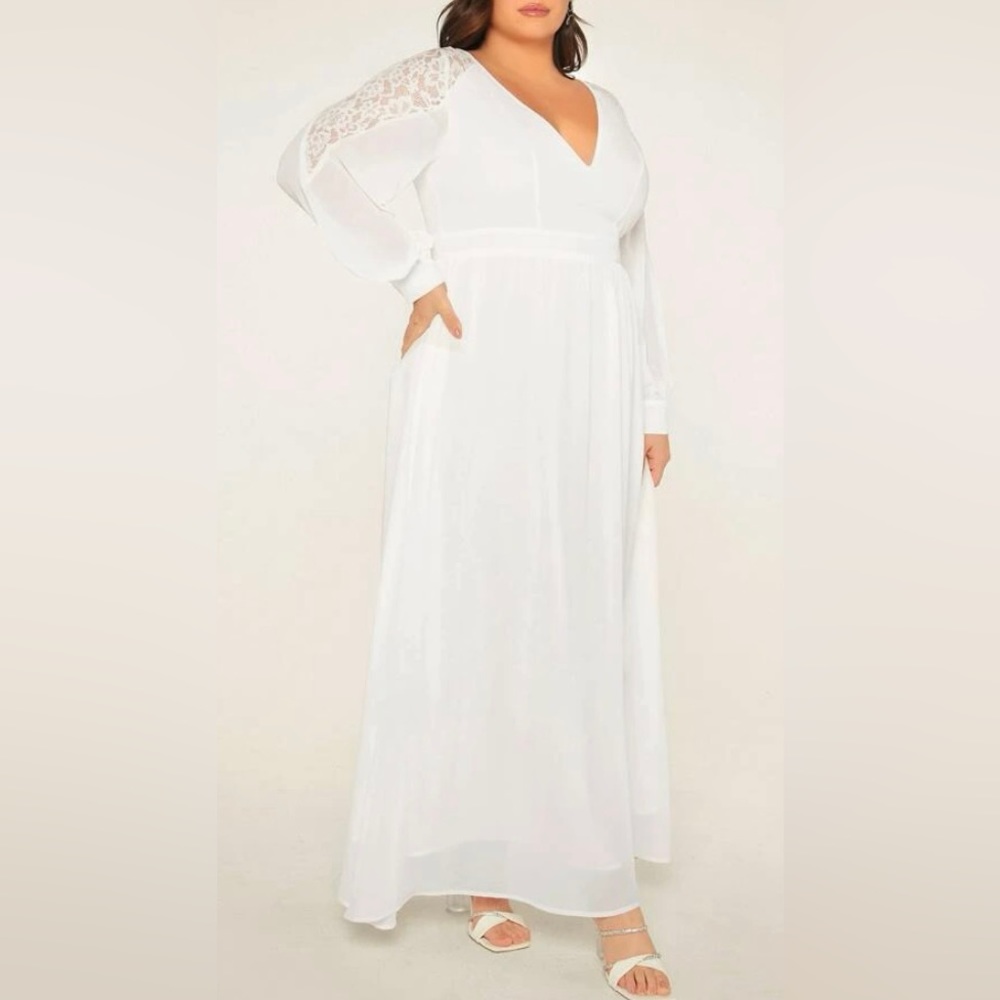 Long dress wedding dress or party